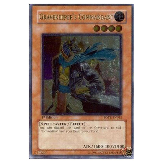 Yu-Gi-Oh! - Force of the Breaker - Gravekeeper's Commandant (Ultimate Rare) FOTB-EN015
