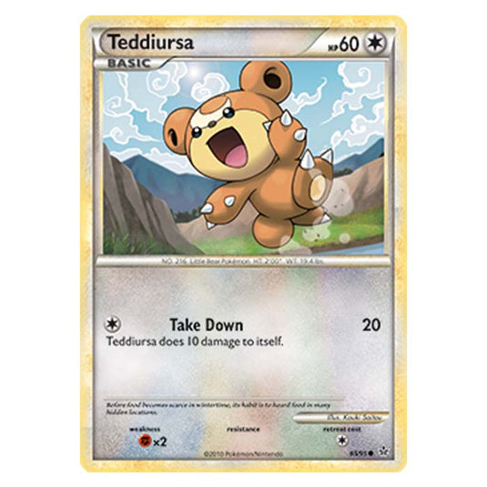 Pokemon - HGSS - Unleashed - Teddiursa 65/95