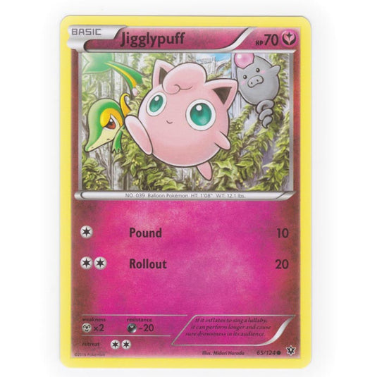 Pokemon - XY - Fates Collide - Jigglypuff - 65/124