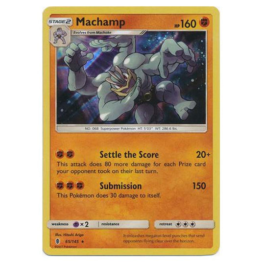 Pokemon - Sun & Moon - Guardians Rising - Machamp - 65/145