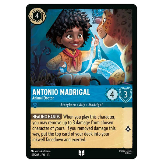 Lorcana - Attack of the Vine - Antonio Madrigal - Animal Doctor (Uncommon) - 157/207