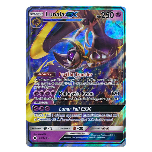 Pokemon - Sun & Moon - Base Set - Lunala-GX - 66/149