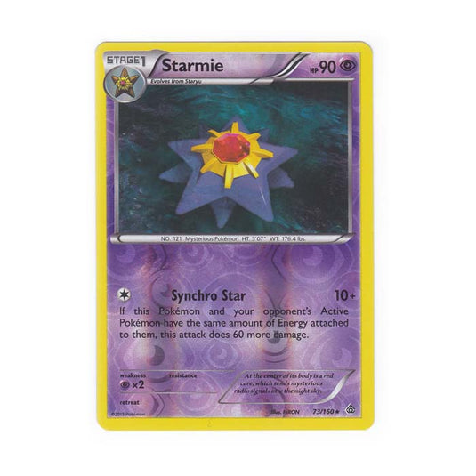 Pokemon - XY Primal Clash - (Reverse Holo) - Starmie - 73/160