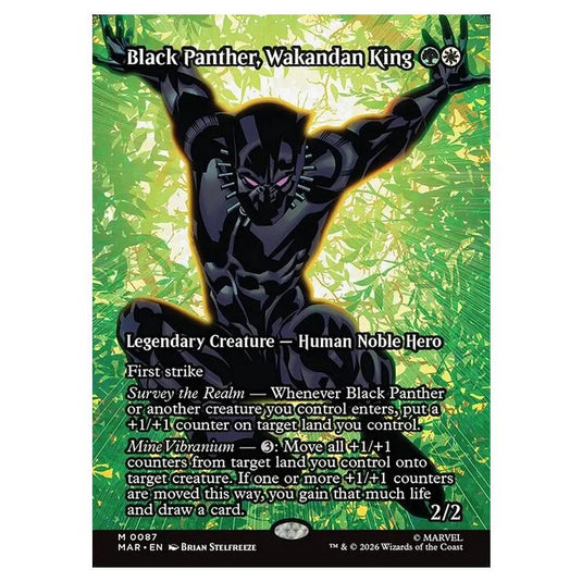 Magic The Gathering - Marvel Universe - Black Panther, Wakandan King - 0087