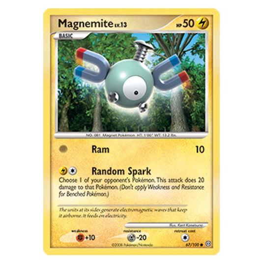 Pokemon - Diamond And Pearl Stormfront - Magnemite - 67/100