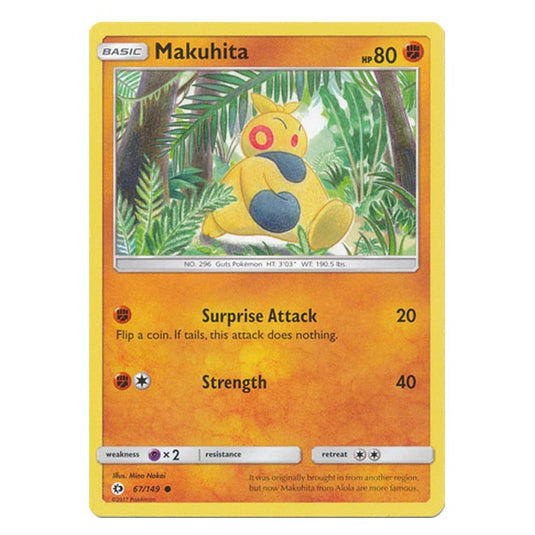 Pokemon - Sun & Moon - Base Set - Makuhita - 67/149