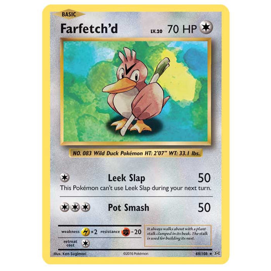 Pokemon - XY Evolutions - Farfetch'd - 68/108