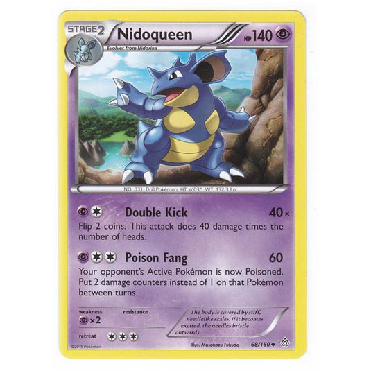 Pokemon - XY Primal Clash - Nidoqueen - 68/160