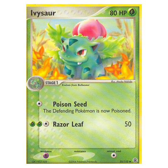 Pokemon - EX Series - FireRed & LeafGreen - Ivysaur - 35/112