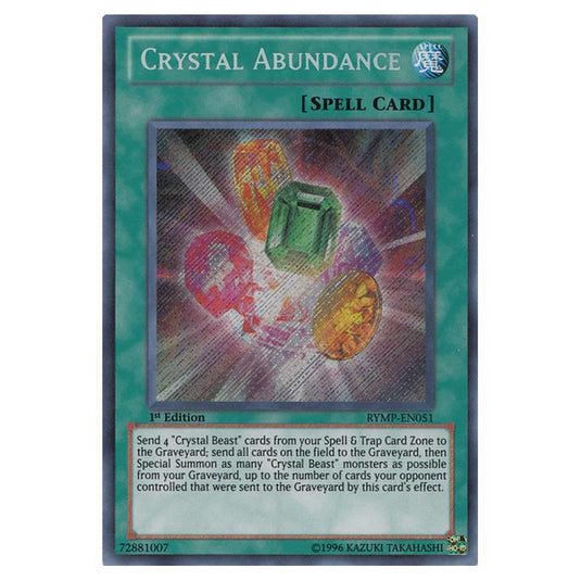 Yu-Gi-Oh! - Ra Yellow Mega Pack - Crystal Abundance (Secret Rare) RYMP-EN051