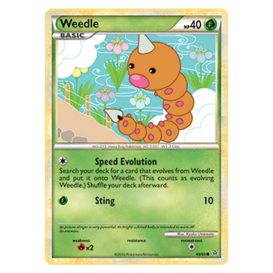 Pokemon - HGSS - Unleashed - Weedle 69/95