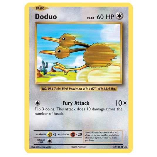 Pokemon - XY Evolutions - Doduo - 69/108