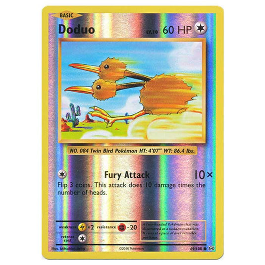 Pokemon - XY Evolutions - (Reverse Holo) - Doduo - 69/108