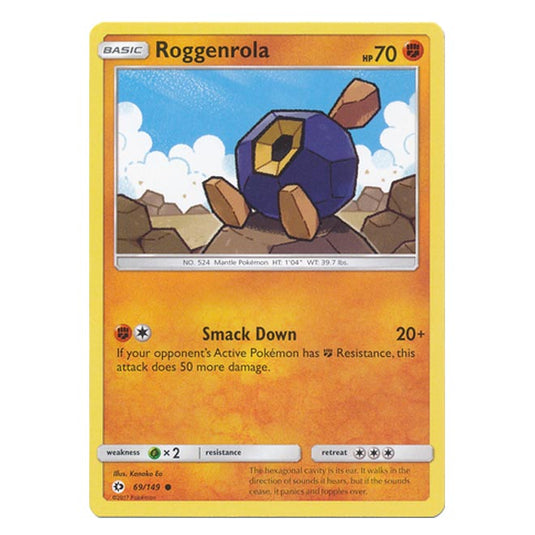 Pokemon - Sun & Moon - Base Set - Roggenrola - 69/149