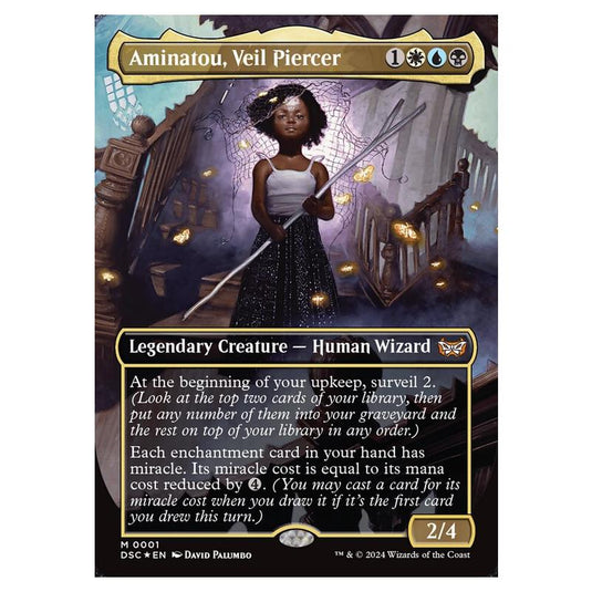 Magic The Gathering - Duskmourn: House Of Horror Commander - Aminatou, Veil Piercer - 1 (Foil)