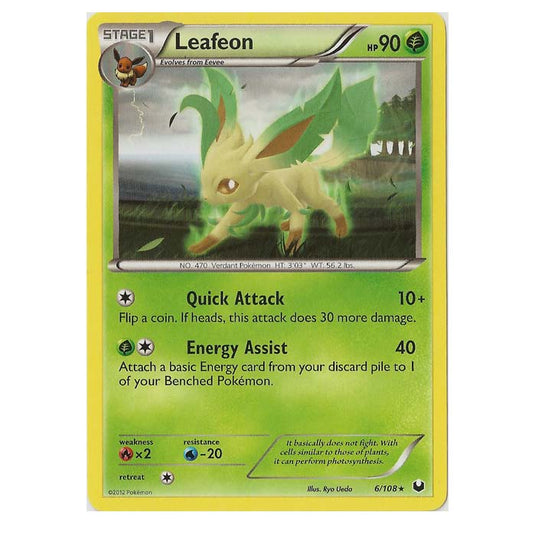 Pokemon - Black & White - Dark Explorers - Leafeon - 6/108