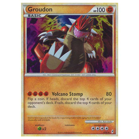 Pokemon - Call of Legends - Groudon 6/95