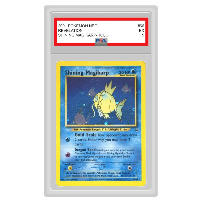 Pokemon - Neo - Neo Revelation - Shining Magikarp - 66/64 (Graded Card Pokemon - Neo - Neo Revelation - Shining Magikarp - 66/64 (Graded Card