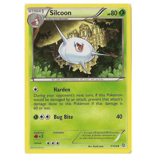 Pokemon - Black & White - Dragons Exalted - Silcoon - 7/124