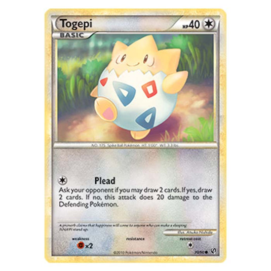 Pokemon - HGSS Undaunted - Togepi - 70/90