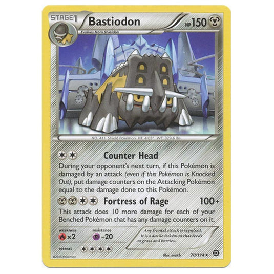 Pokemon - XY - Steam Siege - Bastiodon - 70/114