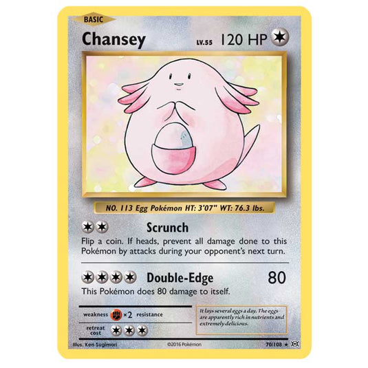 Pokemon - XY Evolutions - Chansey - 70/108