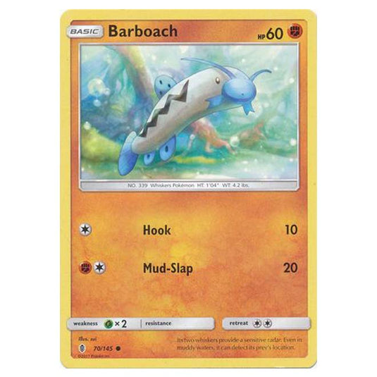 Pokemon - Sun & Moon - Guardians Rising - Barboach - 70/145