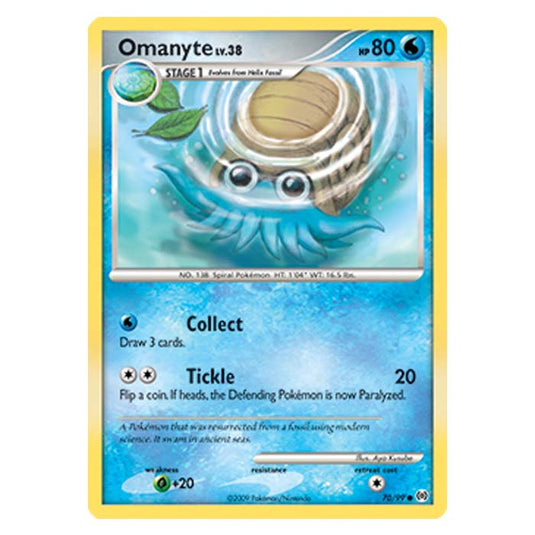 Pokemon - Platinum Arceus - Omanyte - 70/99