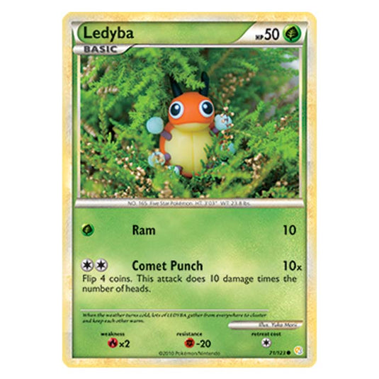 Pokemon - HGSS - Ledyba - 71/123