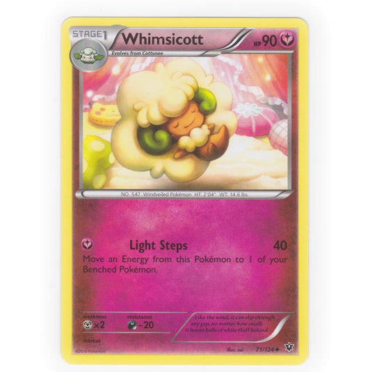 Pokemon - XY - Fates Collide - Whimsicott - 71/124