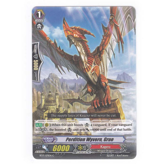 CFV - Blazing Perdition - Perdition Wyvern Grue - 71/144