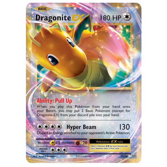 Pokemon - XY Evolutions - Dragonite EX - 72/108