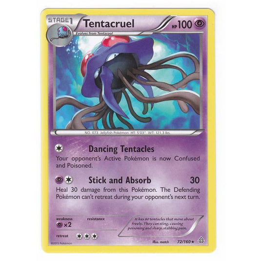 Pokemon - XY Primal Clash - Tentacruel - 72/160