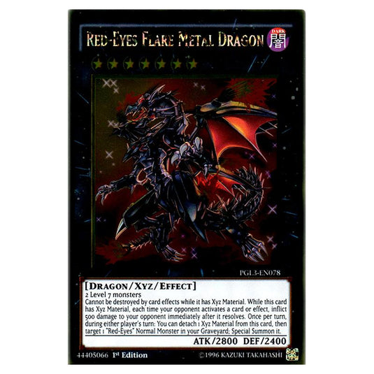 Yu-Gi-Oh! - Premium Gold - Infinite Gold - Red-Eyes Flare Metal Dragon (Gold Rare) PGL3-EN078
