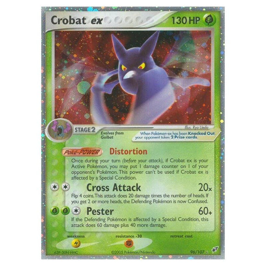 Pokemon - EX Deoxys - Crobat ex - 096/107