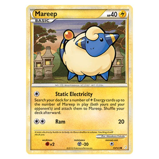 Pokemon - HGSS - Mareep - 73/123