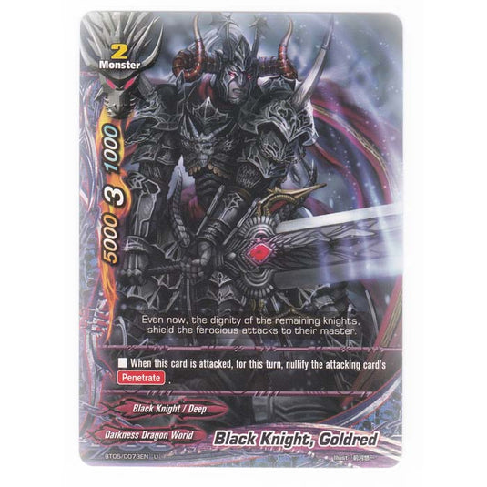 Future Card Buddyfight - Break To The Future - Black Knight Goldred - 73/135