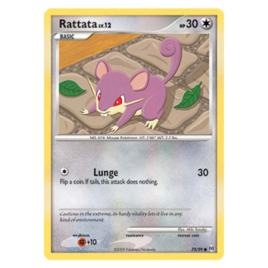 Pokemon - Platinum Arceus - Rattata - 73/99