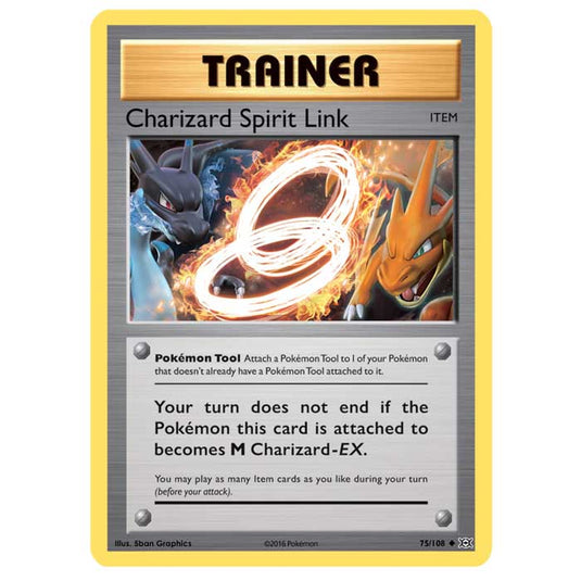 Pokemon - XY Evolutions - Charizard Spirit Link - 75/108