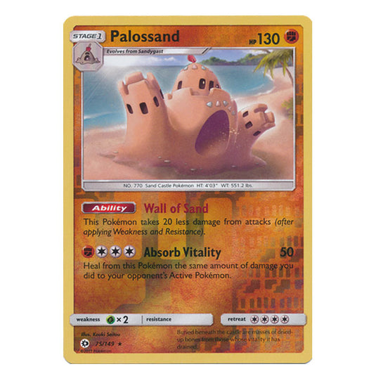 Pokemon - Sun & Moon - Base Set - (Reverse Holo) - Palossand - 75/149