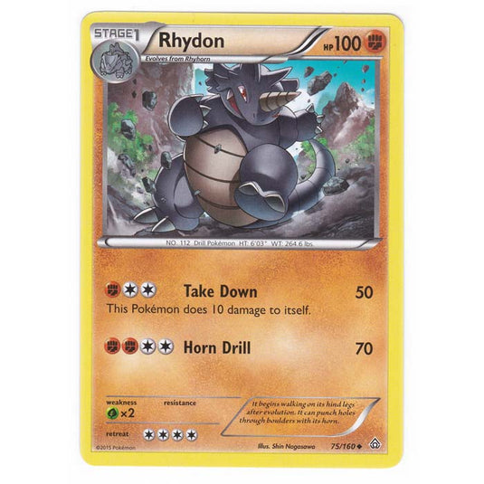 Pokemon - XY Primal Clash - Rhydon - 75/160