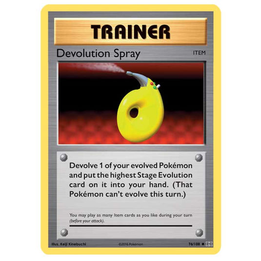 Pokemon - XY Evolutions - Devolution Spray - 76/108