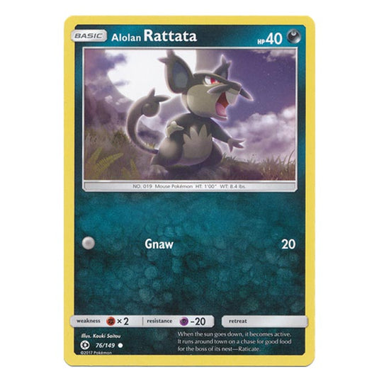 Pokemon - Sun & Moon - Base Set - Alolan Rattata - 76/149