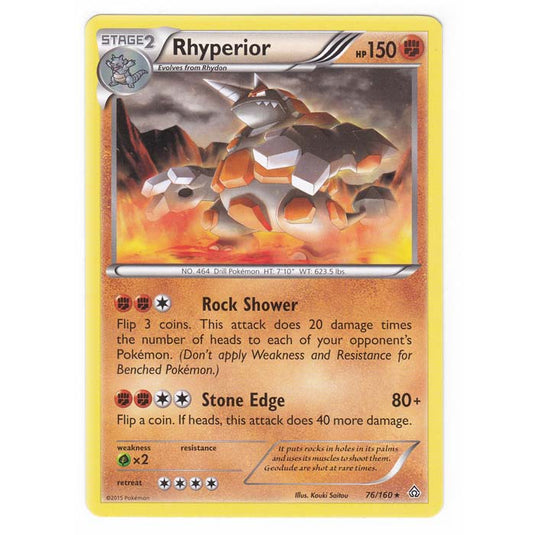 Pokemon - XY Primal Clash - Rhyperior - 76/160