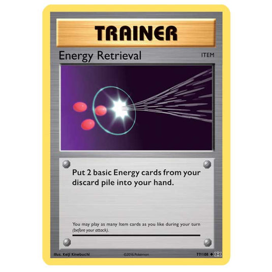 Pokemon - XY Evolutions - Energy Retrieval - 77/108