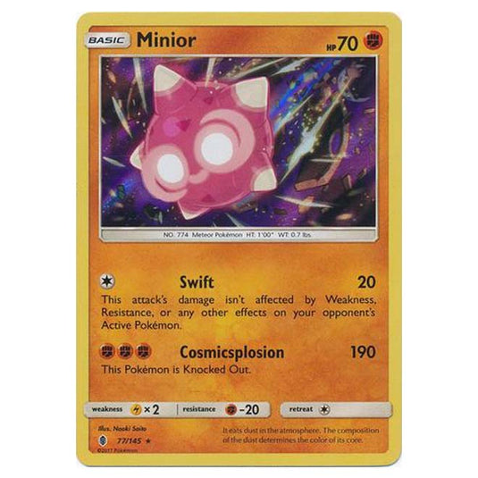 Pokemon - Sun & Moon - Guardians Rising - Minior - 77/145