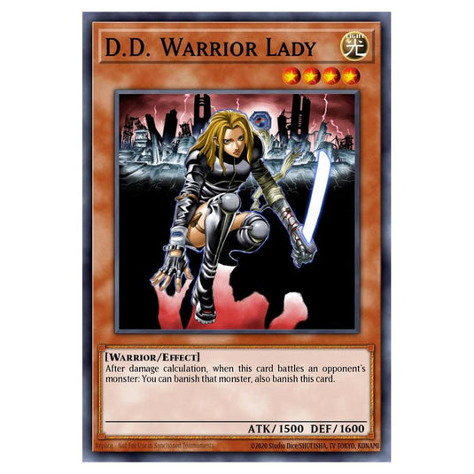 Yu-Gi-Oh! - Warriors' Strike Structure Deck - D.D. Warrior Lady (Common) SDWS-EN009