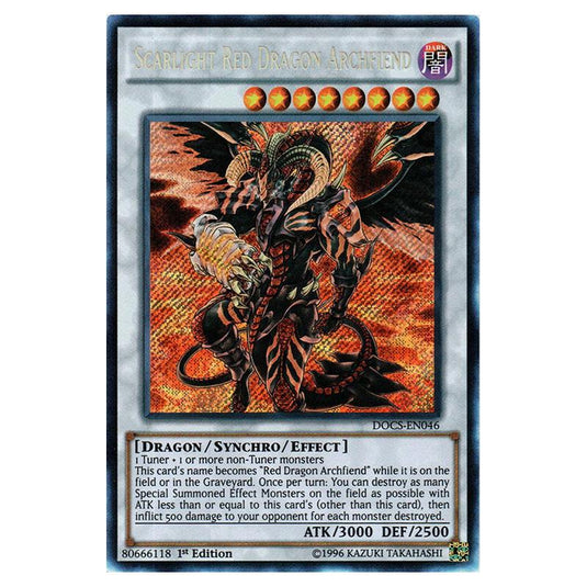 Yu-Gi-Oh! - Dimension of Chaos - Scarlight Red Dragon Archfiend (Secret Rare) DOCS-EN046