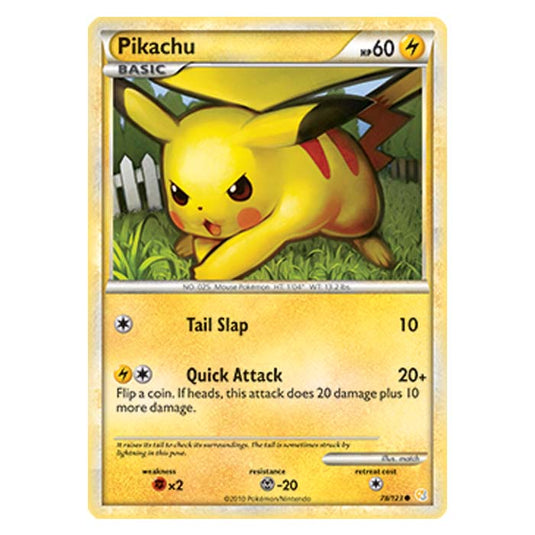 Pokemon - HGSS - Pikachu - 78/123