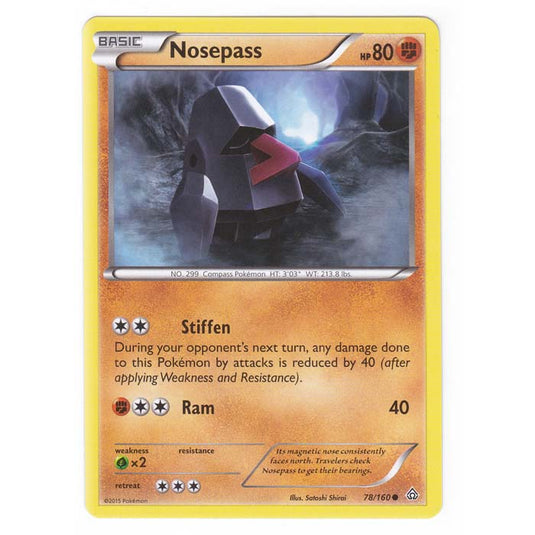 Pokemon - XY Primal Clash - Nosepass - 78/160